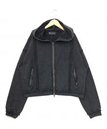 Yorkshin（ヨークシン）の古着「ジップパーカー」｜ブラック