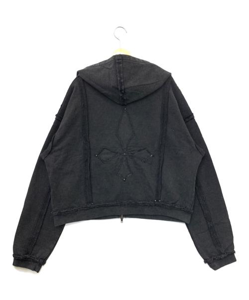 Yorkshin（ヨークシン）Yorkshin (ヨークシン) ジップパーカー ブラック サイズ:Mの古着・服飾アイテム