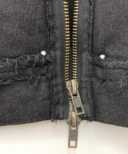 Yorkshin（ヨークシン）Yorkshin (ヨークシン) ジップパーカー ブラック サイズ:Mの古着・服飾アイテム