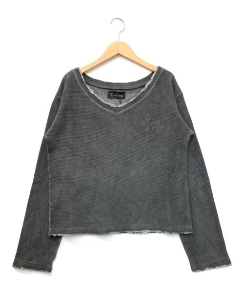 Yorkshin（ヨークシン）Yorkshin (ヨークシン) 長袖カットソー グレー サイズ:Mの古着・服飾アイテム