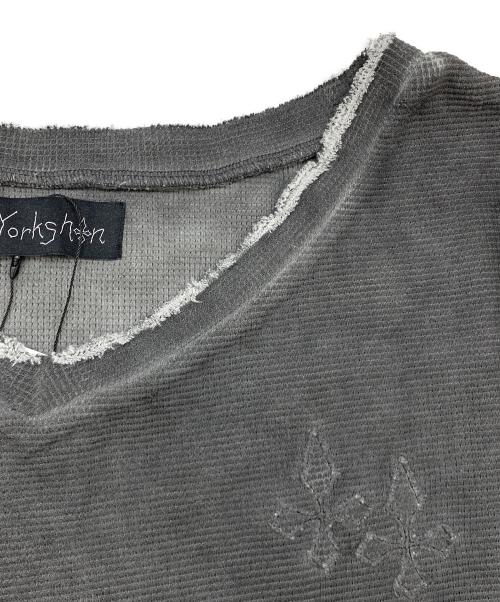 Yorkshin（ヨークシン）Yorkshin (ヨークシン) 長袖カットソー グレー サイズ:Mの古着・服飾アイテム
