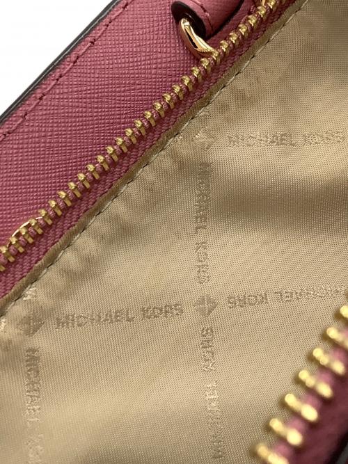 MICHAEL KORS（マイケル・コース）MICHAEL KORS (マイケルコース) 2WAYバッグ ブラウン×ピンクの古着・服飾アイテム