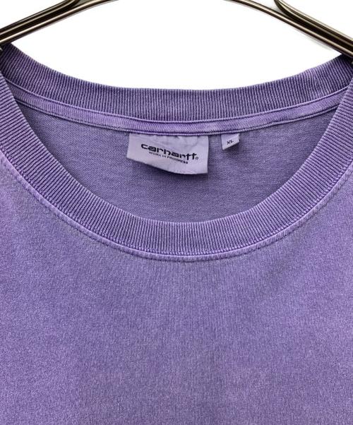 CarHartt（カーハート）CarHartt (カーハート) グランジTシャツ パープル サイズ:XLの古着・服飾アイテム