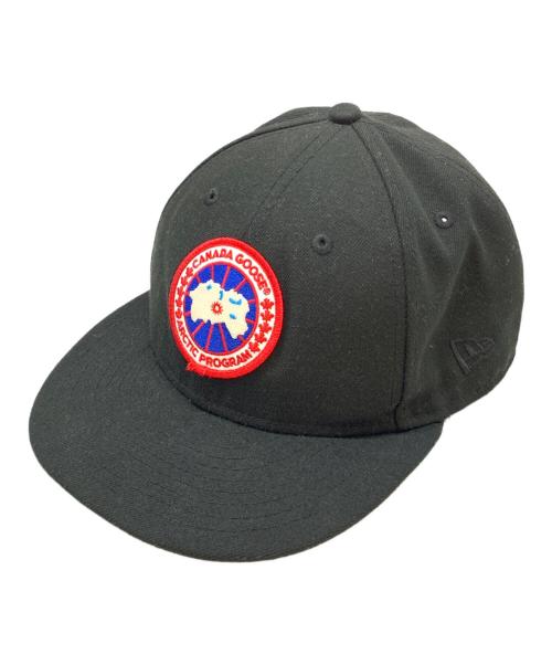 New Era（ニューエラ）New Era (ニューエラ) CANADA GOOSE (カナダグース) コラボロゴキャップ ブラックの古着・服飾アイテム