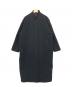 mizuiro-ind（ミズイロインド）の古着「スタンドカラーウールコート」｜ブラック