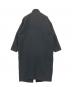 mizuiro-ind (ミズイロインド) スタンドカラーウールコート ブラック サイズ:-：5000円