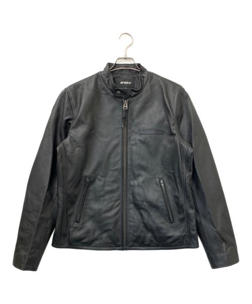 AVIREX（アヴィレックス）AVIREX (アヴィレックス) SHEEP SINGLE RIDERS ブラック サイズ:XLの古着・服飾アイテム