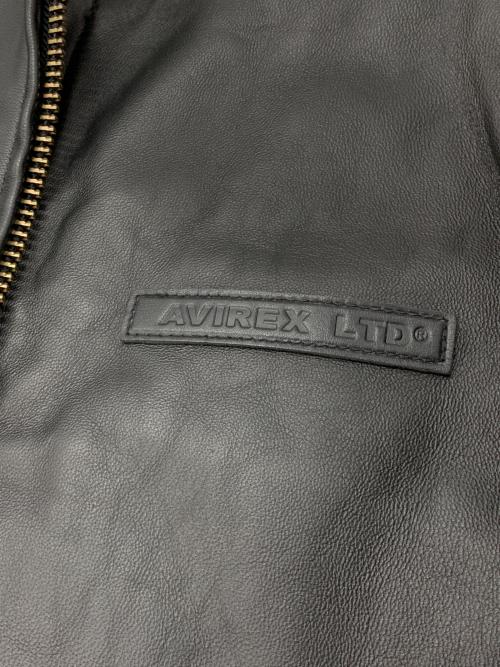 AVIREX（アヴィレックス）AVIREX (アヴィレックス) SHEEP SINGLE RIDERS ブラック サイズ:XLの古着・服飾アイテム