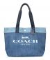COACH（コーチ）の古着「デニムトートバッグ」｜インディゴ