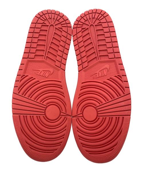 NIKE（ナイキ）NIKE (ナイキ) AIR JORDAN1 MID ブラック×レッド サイズ:27.5cmの古着・服飾アイテム