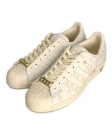 adidas Originals（アディダスオリジナル）の古着「SUPER STAR "CREAM WHITE/GOLD METALLIC"」｜ベージュ
