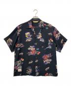 Schottショット）の古着「アロハシャツ」｜ブラック