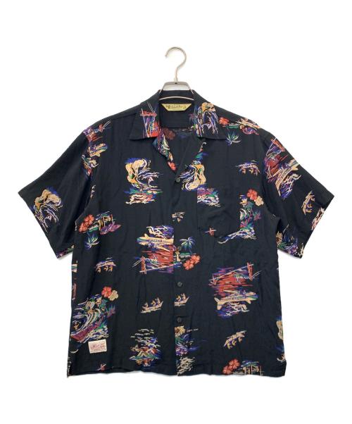 Schott（ショット）Schott (ショット) アロハシャツ ブラック サイズ:Mの古着・服飾アイテム