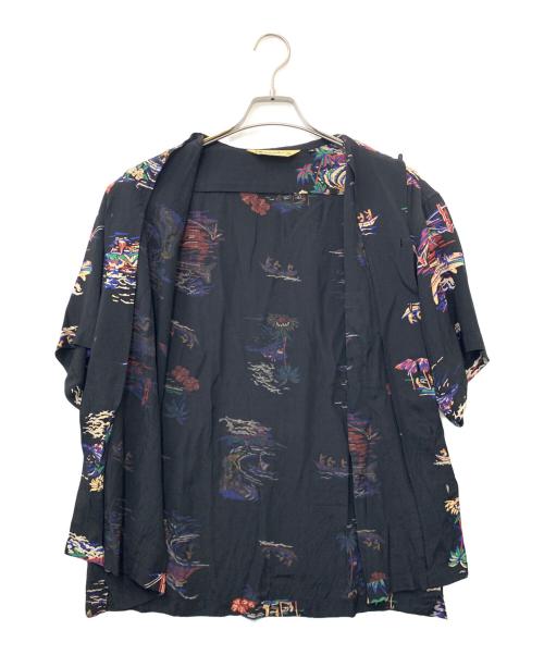 Schott（ショット）Schott (ショット) アロハシャツ ブラック サイズ:Mの古着・服飾アイテム