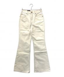 LEVI'S（リーバイス）の古着「復刻70's HIGH FLARE ワイドデニムパンツ」｜ベージュ