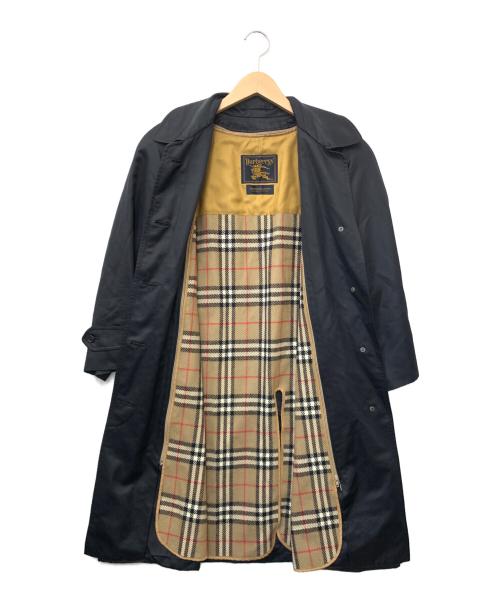 Burberry's（バーバリー）Burberry's (バーバリーズ) ステンカラーコート ブラック サイズ:7ARの古着・服飾アイテム