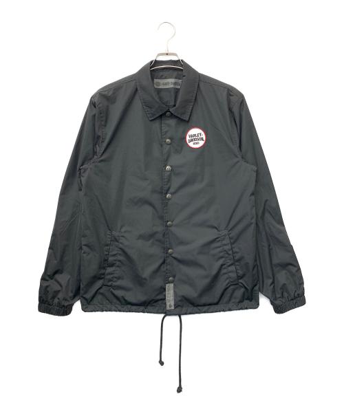 HARLEY-DAVIDSON（ハーレーダビッドソン）HARLEY-DAVIDSON (ハーレーダビッドソン) ナイロンジャケット ブラック サイズ:Mの古着・服飾アイテム