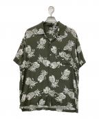 AVIREXアヴィレックス）の古着「アロハシャツ」｜カーキ