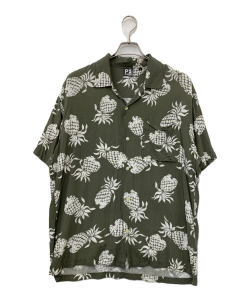 AVIREX（アヴィレックス）AVIREX (アヴィレックス) アロハシャツ カーキ サイズ:XLの古着・服飾アイテム