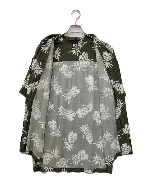 AVIREX（アヴィレックス）AVIREX (アヴィレックス) アロハシャツ カーキ サイズ:XLの古着・服飾アイテム