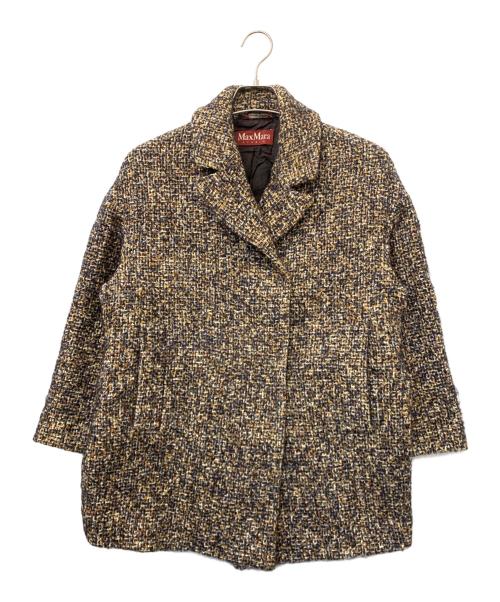 Max Mara Studio（マックスマーラ ストゥディオ）MAX MARA STUDIO (マックスマーラ ストゥディオ) シングルコート ブラウン サイズ:36の古着・服飾アイテム