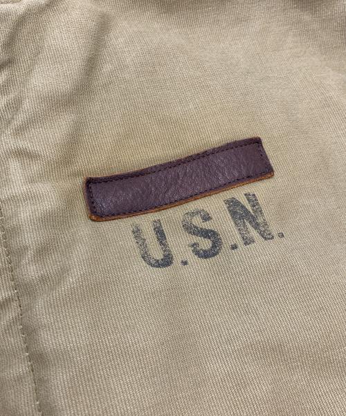 HOUSTON（ヒューストン）HOUSTON (ヒューストン) N-1デッキジャケット オリーブ サイズ:42の古着・服飾アイテム