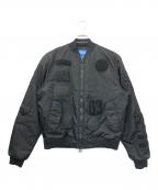 adidas Originalsアディダスオリジナル）の古着「中綿ボンバージャケット」｜ブラック