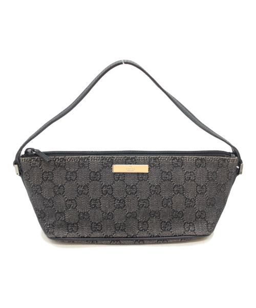 GUCCI（グッチ）GUCCI (グッチ) アクセサリーポーチ ブラックの古着・服飾アイテム
