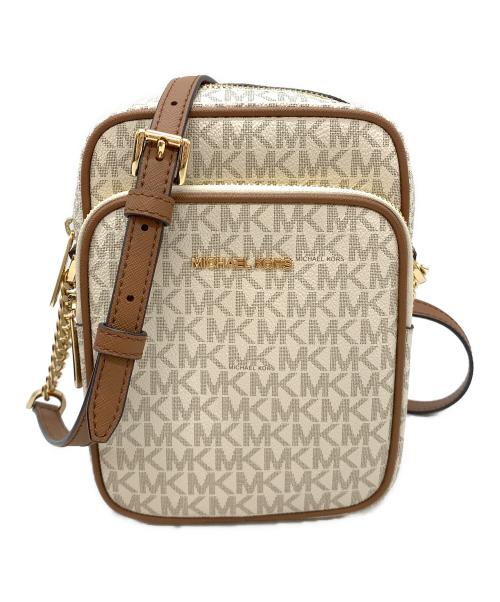 MICHAEL KORS（マイケル・コース）MICHAEL KORS (マイケルコース) ショルダーバッグ ブラウンの古着・服飾アイテム