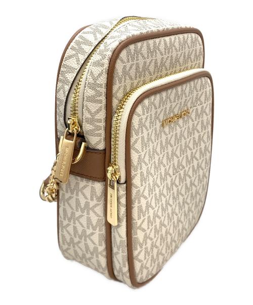 MICHAEL KORS（マイケル・コース）MICHAEL KORS (マイケルコース) ショルダーバッグ ブラウンの古着・服飾アイテム