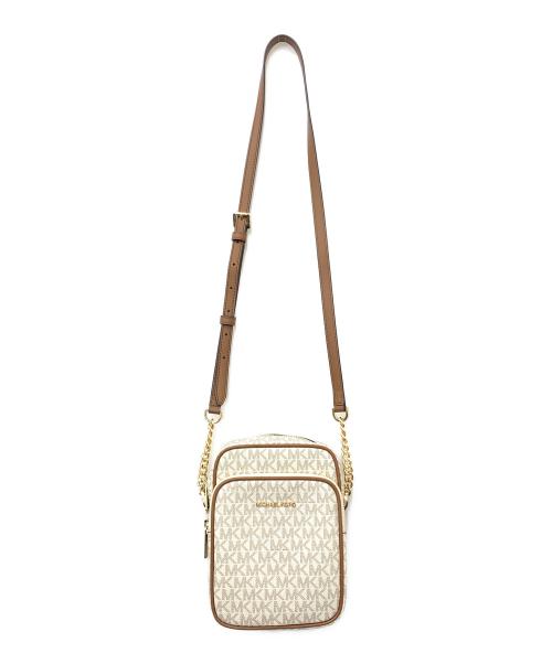 MICHAEL KORS（マイケル・コース）MICHAEL KORS (マイケルコース) ショルダーバッグ ブラウンの古着・服飾アイテム