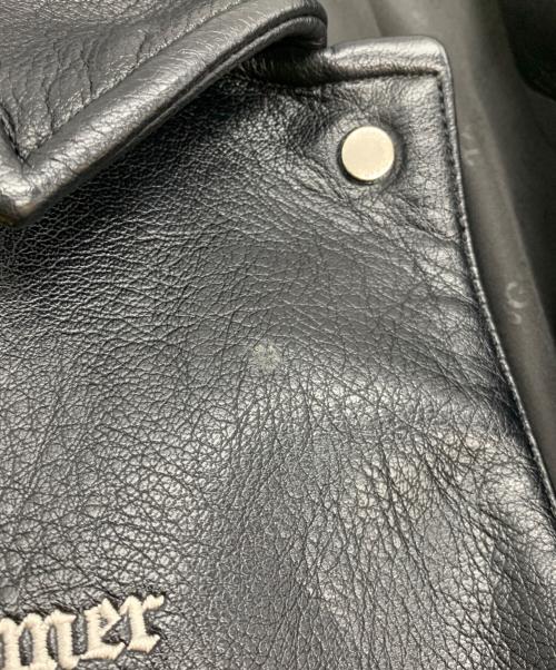 A FEW GOOD KIDS（アフューグッドキッズ）A FEW GOOD KIDS (アフューグッドキッズ) フェイクレザースタジャン ブラック サイズ:XLの古着・服飾アイテム