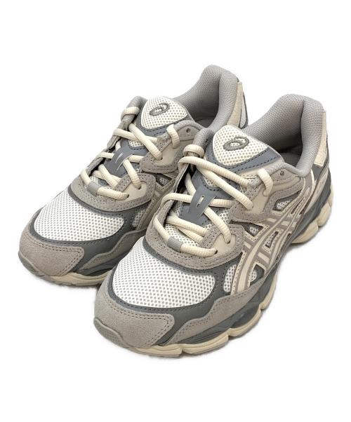 asics（アシックス）asics (アシックス) GEL-NYC CREAM/OYSTER GREY グレー サイズ:24cmの古着・服飾アイテム