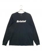 F.C.R.B.エフシーレアルブリストル）の古着「UTHENTIC LOGO L/S RELAX FITTEE」｜ブラック