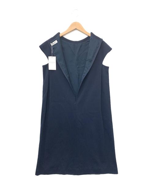 TOMORROW LAND（トゥモローランド）TOMORROW LAND (トゥモローランド) ノースリーブワンピース ネイビー サイズ:36の古着・服飾アイテム