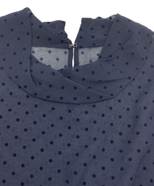 TOMORROW LAND（トゥモローランド）TOMORROW LAND (トゥモローランド) 長袖ブラウス ネイビー サイズ:38の古着・服飾アイテム