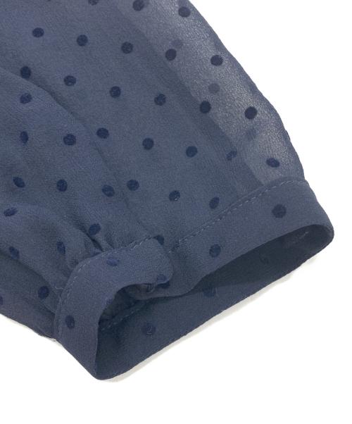 TOMORROW LAND（トゥモローランド）TOMORROW LAND (トゥモローランド) 長袖ブラウス ネイビー サイズ:38の古着・服飾アイテム