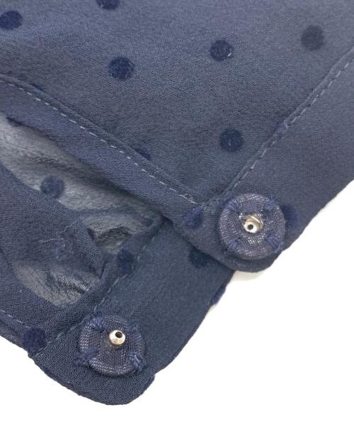 TOMORROW LAND（トゥモローランド）TOMORROW LAND (トゥモローランド) 長袖ブラウス ネイビー サイズ:38の古着・服飾アイテム