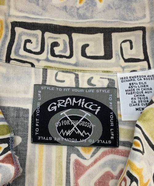 GRAMICCI（グラミチ）GRAMICCI (グラミチ) オープンカラーシャツ イエロー サイズ:Sの古着・服飾アイテム