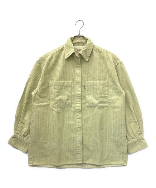 LEVI'S（リーバイス）LEVI'S (リーバイス) コーデュロイシャツ ライトグリーン サイズ:Sの古着・服飾アイテム