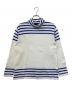 MOJITO（モヒート）の古着「ボーダーニット」｜ホワイト×ブルー