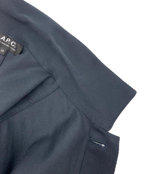 A.P.C.（アーペーセー）A.P.C. (アーペーセー) リネン混コットンジャケット ネイビー サイズ:XSの古着・服飾アイテム