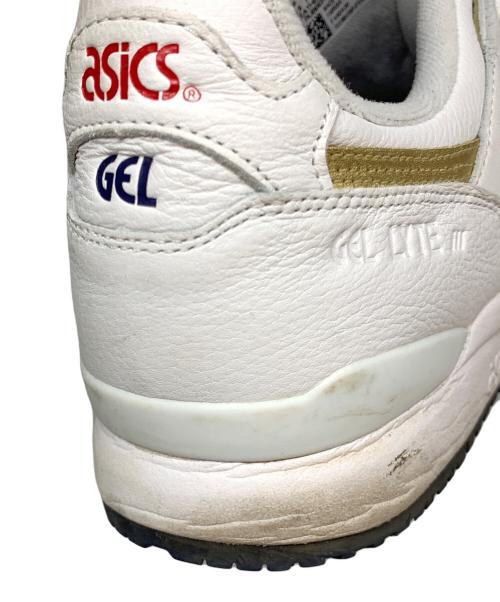 asics（アシックス）asics (アシックス) GEL LYTE 3 ホワイト×ゴールド サイズ:28.5cmの古着・服飾アイテム