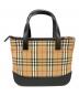 BURBERRY (バーバリー) ノバチェック ハンドバッグ ブラウン：40000円