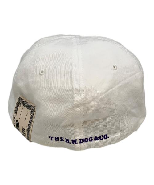 THE H.W.DOG&CO.（エイチダブリュードッグアンドコー）THE H.W.DOG&CO. (エイチダブリュードッグアンドコー) HAWGHOLIC (ホグホリック) キャップ ホワイトの古着・服飾アイテム