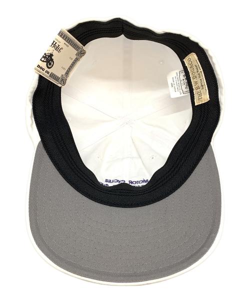 THE H.W.DOG&CO.（エイチダブリュードッグアンドコー）THE H.W.DOG&CO. (エイチダブリュードッグアンドコー) HAWGHOLIC (ホグホリック) キャップ ホワイトの古着・服飾アイテム