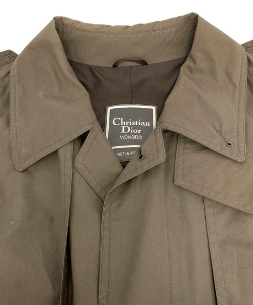 Christian Dior MONSIEUR（クリスチャンディオールムッシュ）Christian Dior MONSIEUR (クリスチャンディオールムッシュ) トレンチコート ブラウン サイズ:Lの古着・服飾アイテム