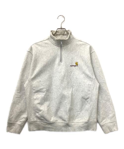 CarHartt（カーハート）CarHartt (カーハート) ハーフジップスウェット グレー サイズ:Mの古着・服飾アイテム