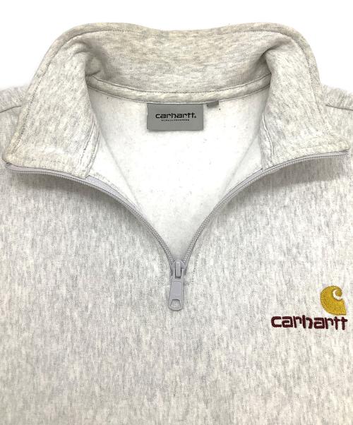 CarHartt（カーハート）CarHartt (カーハート) ハーフジップスウェット グレー サイズ:Mの古着・服飾アイテム