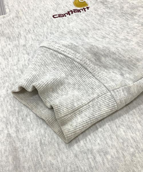 CarHartt（カーハート）CarHartt (カーハート) ハーフジップスウェット グレー サイズ:Mの古着・服飾アイテム